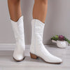 Nixie Western Cowgirl Embroidered Boot