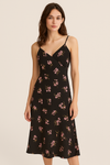 Cascadeau Elegant Floral Midi Dress