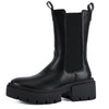 Nova Black Chunky Platform Chelsea Boot