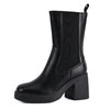 Zara Black Chunky Platform Chelsea Boot