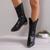 Nixie Western Cowgirl Embroidered Boot