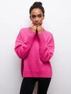 Elara – Knitted Oversized Turtleneck Pullover Sweater