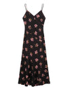 Cascadeau Elegant Floral Midi Dress