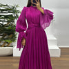 Elara – High Waist Pleated Dress
