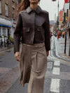 Celeste – Brown Leather Jacket