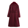Aurelia – Fur Collar Belted Coat