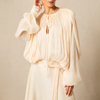 Celeste – Lace Up Elegant Dress