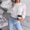 Liora – Cable Knit Crop Sweater