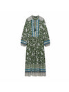 Riviérella Elegant Floral Midi Dress