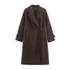Vanya – Woolen Notch Neck Coat