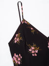 Cascadeau Elegant Floral Midi Dress