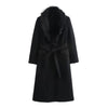 Aurelia – Fur Collar Belted Coat