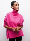 Elara – Knitted Oversized Turtleneck Pullover Sweater