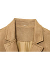 Celia – Retro Suede Trench Coat