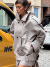 Siena – Oversized Collar Trench Coat