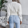 Liora – Cable Knit Crop Sweater