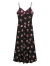 Cascadeau Elegant Floral Midi Dress