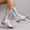 Nixie Western Cowgirl Embroidered Boot