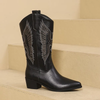 FAYE & PT EMBROIDED COWBOY BOOTS