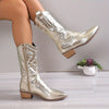 Nixie Western Cowgirl Embroidered Boot