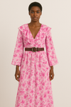 Silvurna Elegant Floral Midi Dress